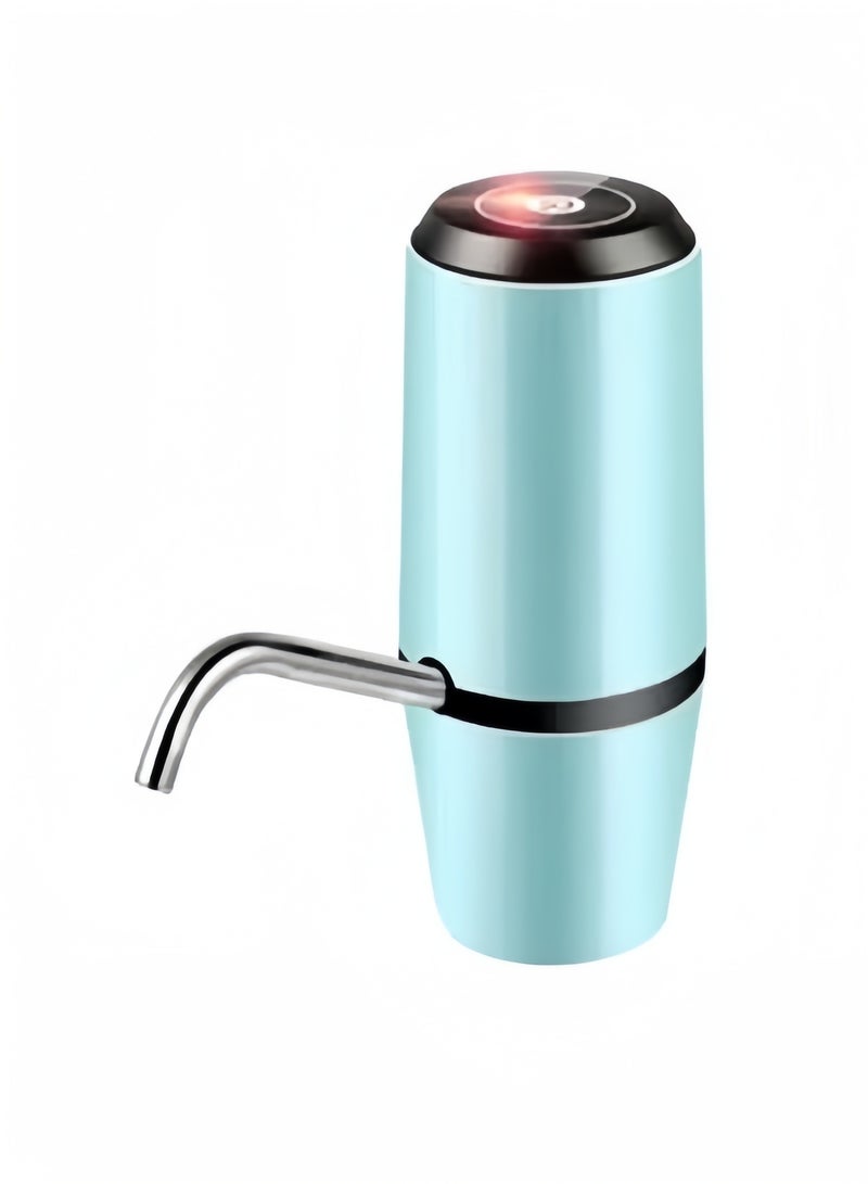 Halamodo Water Dispenser Pump, Universal Rechargeable Portable Electric Water Pump for Water Jugs with Auto Stop and Silicone Caps,Ideal for Home Office Camping and Travel - Image 1